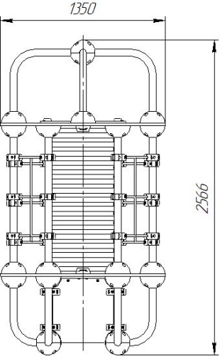 Romana Детский спортивно-игровой комплекс с лазом серия "Сфера" Romana 057.25.00 фото 4