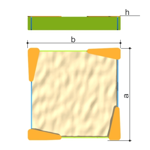 Romana Песочница для детской площадки Romana 109.26.00 фото 2