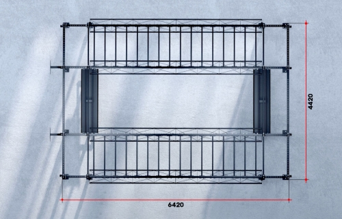 Функциональная рама с фермами для функциональных петель 6420х4420 мм фото 8