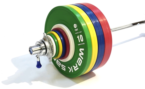 Штанга соревновательная  185 кг (комплект) WERK SAN (сертификат IWF)