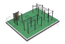 Умная спортивная площадка. Комплект детского воркаута (приказ Минспорта России №107 от 15.02.2022)