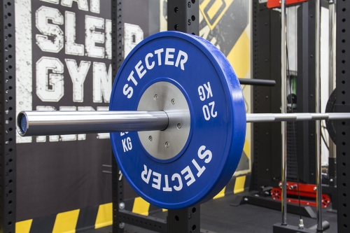 Соревновательный блин для олимпийской штанги 20 кг (синий) фото 3