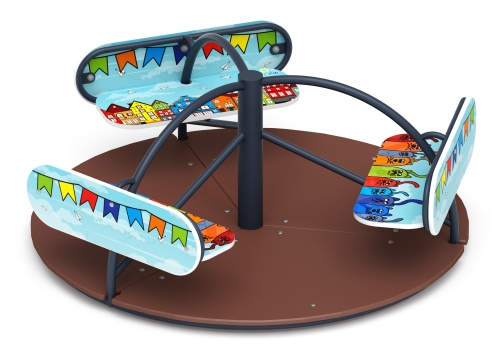 Карусель Солнышко (Коты) - ИО 30.01.03-10.И1 фото 3