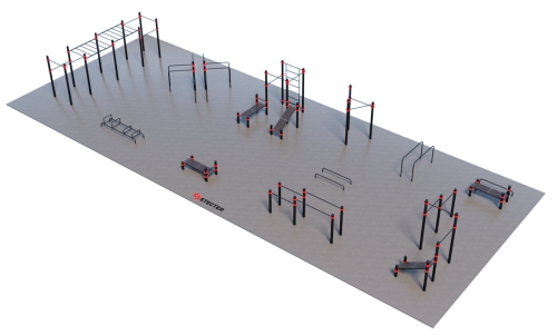 Проект "Парковая площадка для Воркаут 4-2"