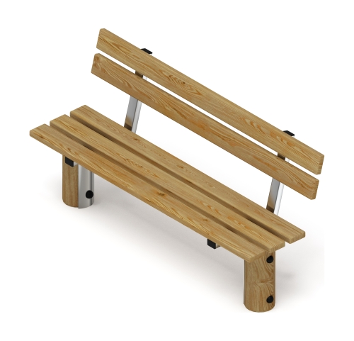 Скамья (лиственница орех) МФ 42.04.02-Л.И1.02 фото 3