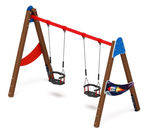 Качели двойные Д2 - ИО 12.Д.01.01.02-И1 - (Космопорт) фото 3