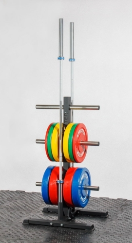 Стойка для дисков штанги "Дерево" и 2-х грифов фото 3
