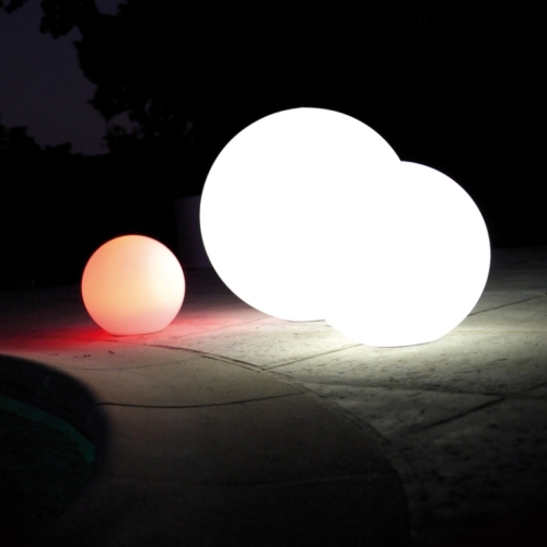 Шар-светильник 80 см (наземный, Белый) фото 4