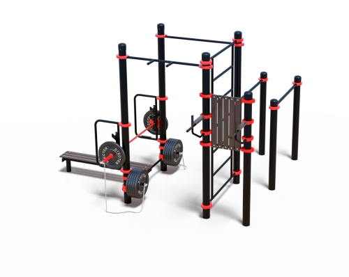 Уличный комплекс для воркаута WORKOUT-FIT - 04 фото 4