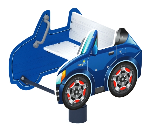 Кабриолет - Качалка на пружине машинка мини - ИО 22.03.04 фото 6