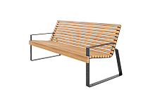 Скамья уличная "Стения" со спинкой