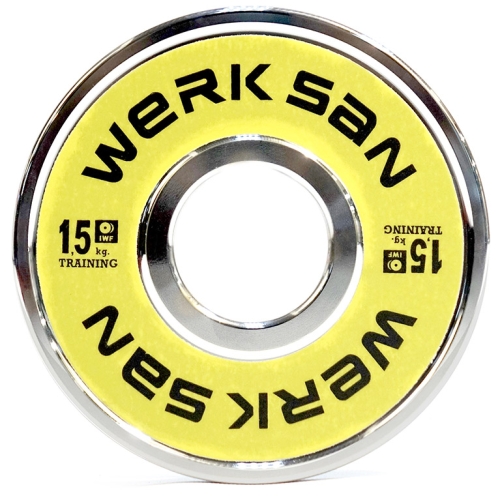 Диск стальной тренировочный 1,5 кг WERK SAN  (сертификат IWF)