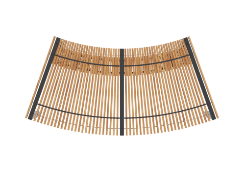 Пергола Викса (радиус со скамейками) фото 4