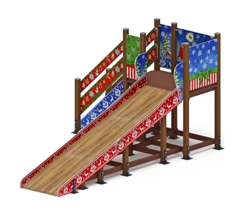 Горка Зима (новый год) (под анкера) - ИО 49.01.01-11.И1 - Н=1500 фото 5