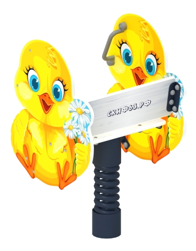 Цыпленок - Качалка на пружине - ИО 22.01.03-01 фото 3