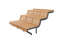 Скамья уличная "Колизей" Модуль 7