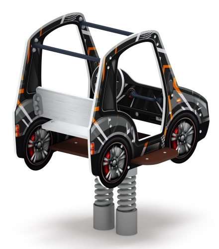 Машинка - Качалка на пружине двухместная машинка - ИО 23.03.01-05 фото 2