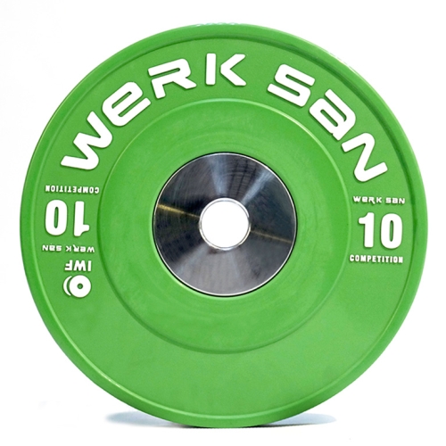 Диск соревновательный 10 кг WERK SAN (сертификат IWF)