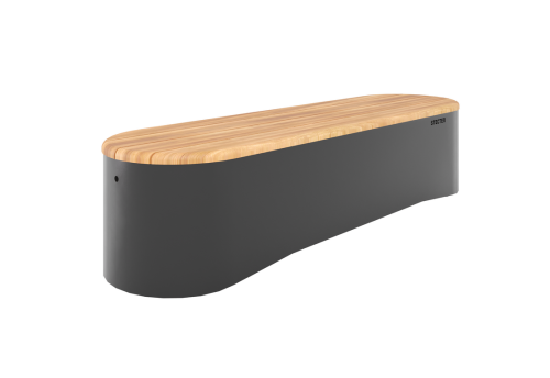 Скамья уличная "Тумба" (1 секция) фото 2