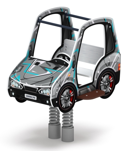 Машинка - Качалка на пружине двухместная машинка - ИО 23.03.01-04.И1 фото 6