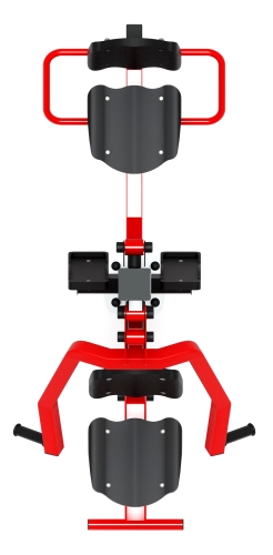 Жим ногами + жим от груди (красный) - Уличный тренажер - СТ 037-11 фото 4