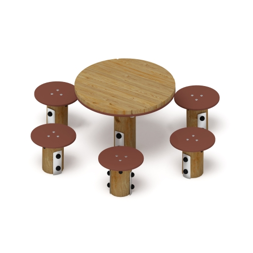 Столик детский (лиственница орех) МФ 31.01.11-Л.И1.02 фото 4