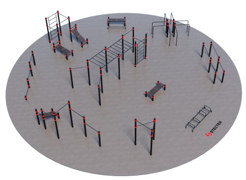 Проект "Районная площадка для Воркаут 3-2"